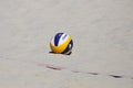 Beach Volleyball Ball on Sand Court