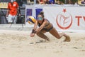 CEV U20 Beach Volleyball European Championships in Izmir, Turkey Royalty Free Stock Photo