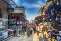 Izmir, Turkey - October 15, 2019:Historical Kemeralti Market in Izmir, Turkey.