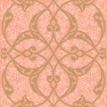 Iznik tile seamless pattern design, classical Ottoman Turkish st