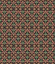 Iznik tiles seamless pattern Royalty Free Stock Photo