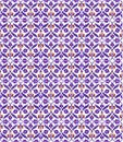 Iznik tiles seamless pattern Royalty Free Stock Photo