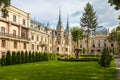 Izrael Poznanski`s Palace is a 19th-century palace in Lodz, Poland. Royalty Free Stock Photo