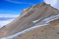 Iztaccihuatl, Final Summit Ridge, Mexico Royalty Free Stock Photo