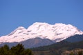 Iztaccihuatl volcano with forest near puebla city V Royalty Free Stock Photo