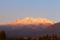 Iztaccihuatl volcano near puebla city, mexico XVIII Royalty Free Stock Photo