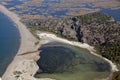 Iztuzu beach and delta of Dalyan river Royalty Free Stock Photo