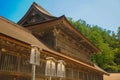 Izumo Taisha Shrine in Shimane, Japan. To pray, Japanese people usually clap their hands 2 times, but for this shrine with the dif Royalty Free Stock Photo
