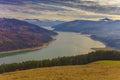 Izvorul Muntelui lake in Romania. Ceahlau mountain Royalty Free Stock Photo