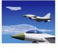 J-10 fighter jets -formation flying