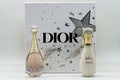 J`adore from Dior perfume and body milk on white background