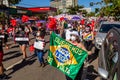 3J - Demonstration against the president of Brazil, Jair Bolsonaro.