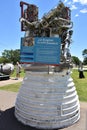 J-2 Engine at Rocket Park at Space Center Houston in Texas