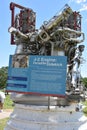 J-2 Engine at Rocket Park at Space Center Houston in Texas