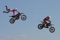 J. Grindrod and D. Wiggins, motocross riders