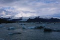 JÃ¶kulsÃ¡rlÃ³n or Glacier Lagoon in Iceland.