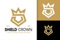 J Letter Shield Crown Logo Design, brand identity logos vector, modern logo, Logo Designs Vector Illustration Template Royalty Free Stock Photo