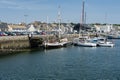 _J236574-Port of Concarneau - Fishing boats docked in Concarneau harbor Brittany France. Royalty Free Stock Photo