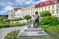 J. W. Goethe statue, spa Marianske lazne, Czech republic Royalty Free Stock Photo