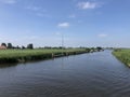 Jaansleat in Friesland Royalty Free Stock Photo