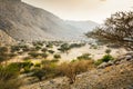 Jabal Jais mountain and desert landscape near Ras al Khaimah