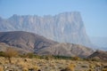 Jabal Misht mountain Oman Royalty Free Stock Photo