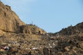 Jabal an-Nour - Mountain of the Light. Muslim pilgrims at the Jabal an-Nour. Prophet Muhammad received his first