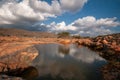 Jabal Shams, Hajar mountains, Oman Royalty Free Stock Photo