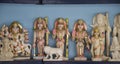 Statues of Hindu god and goddess Royalty Free Stock Photo