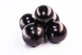 Jaboticaba or jabuticaba is a purplish black-white fruit that can be eaten raw or used to make jams, juices, liqueur or wine.