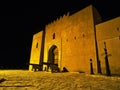 Jabreen Castle at night Royalty Free Stock Photo