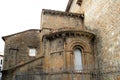 Jaca romanesque cathedral church Pyrenees spain Royalty Free Stock Photo