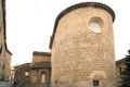 Jaca romanesque cathedral church Pyrenees spain Royalty Free Stock Photo