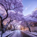 Jacaranda Sydney tree fall over by the steet