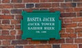 Jacek Tower Sign Royalty Free Stock Photo