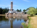 Jachtslot Sint-Hubertus, monument, built in Jugendstil style by dutch architect Berlage, Hoenderloo, Netherlands Royalty Free Stock Photo