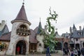 Jack and the Beanstalk in the park of Disneyland Paris