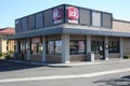 Jack In The Box restaurant. Exterior view of a Jack In The Box Restaurant Royalty Free Stock Photo