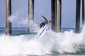 Jack Boyes competing in the US Open of Surfing 2018 Royalty Free Stock Photo