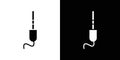 Jack cable icon set vector illustration Royalty Free Stock Photo