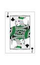 Jack of clubs Royalty Free Stock Photo