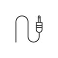 Jack connector line icon