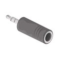 Jack connector Made of metal with a smooth and shiny finish. Flat vector illustration Royalty Free Stock Photo