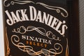 Jack Daniels Sinatra Select Tennessee Whiskey Label Detail Royalty Free Stock Photo