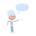 jack frost cartoon with speech bubble