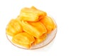 Jack fruit on white background. Royalty Free Stock Photo