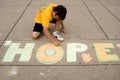 Jack Layton - Chalk Memorial.