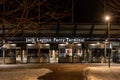 Jack Layton Ferry terminal sign in Toronto Royalty Free Stock Photo