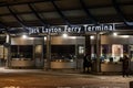 Jack Layton Ferry terminal sign in Toronto Royalty Free Stock Photo