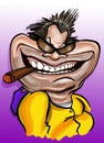 Jack Nicholson caricature Royalty Free Stock Photo